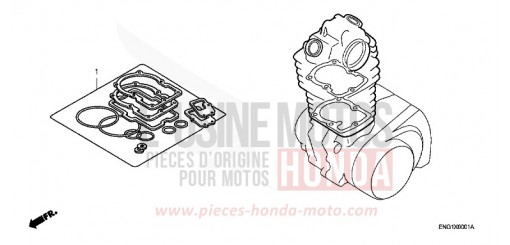 TROUSSE DE JOINT A XR400RY de 2000
